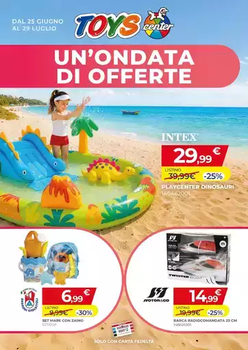 UN’ONDATA DI OFFERTE