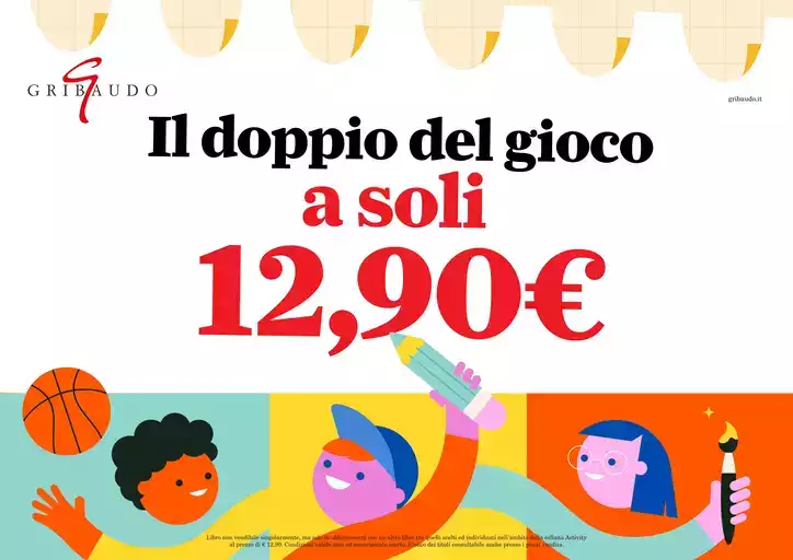 Il doppio del gioco a soli 12.90 euro