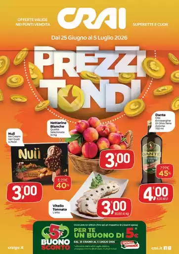 Prezzi tondi