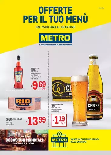 Offerte per il tuo menù - AREA 4