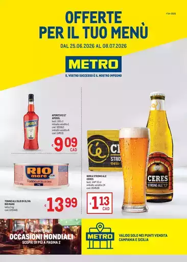 Offerte per il tuo Menù - AREA 6