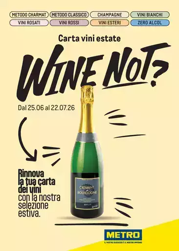 Carta Vini Estate