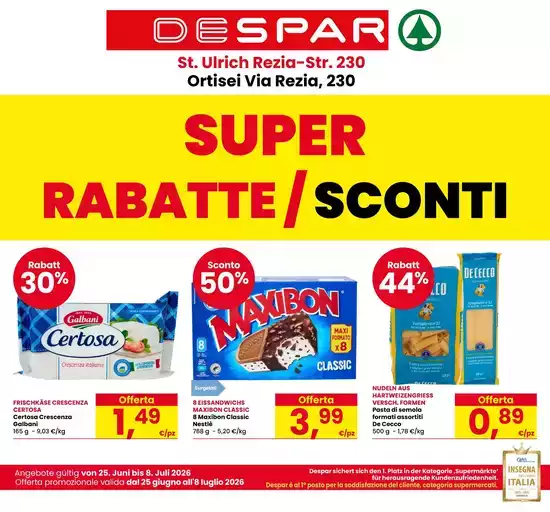Super sconti
