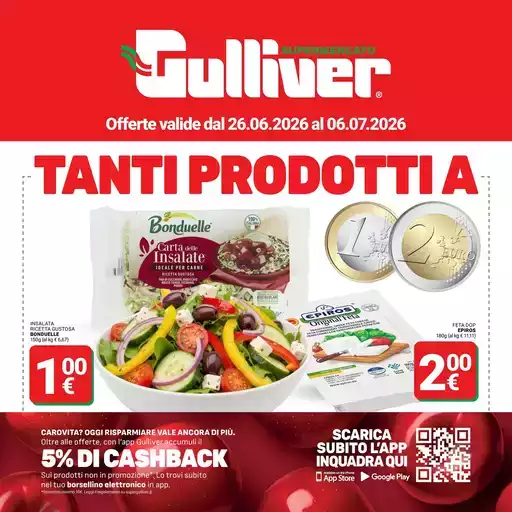 Tanti prodotti a 1€ 2€