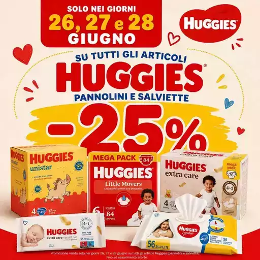 PANNOLINI E SALVIETTE -25%
