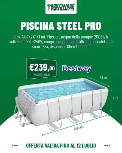 Piscina steel pro