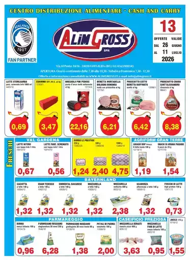 OFFERTE VALIDE DAL 26 GIUGNO AL 11 LUGLIO 2026