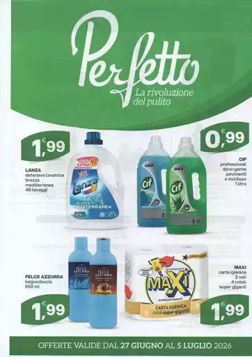 Perfetto la rivoluzione del pulito Perfetto la rivoluzione del pulito