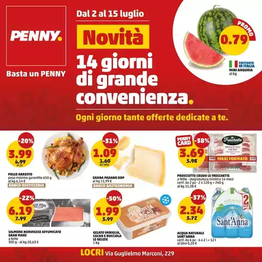14 giorni di grande convenienza