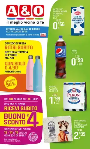 Offerte valide dal 30 giugno all'11 luglio 2026