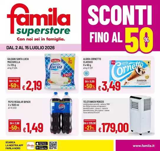 Sconti fino al 50% Sconti fino al 50%