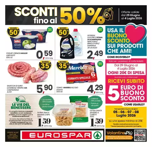 Sconti fino al 50%