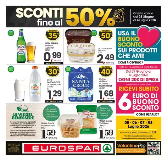 Sconti fino al 50%