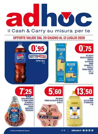 OFFERTE VALIDE DAL 29 GIUGNO AL 12 LUGLIO 2026