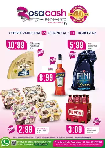 OFFERTE VALIDE DAL 29 GIUGNO ALL' 11 LUGLIO 2026 OFFERTE VALIDE DAL 29 GIUGNO ALL' 11 LUGLIO 2026