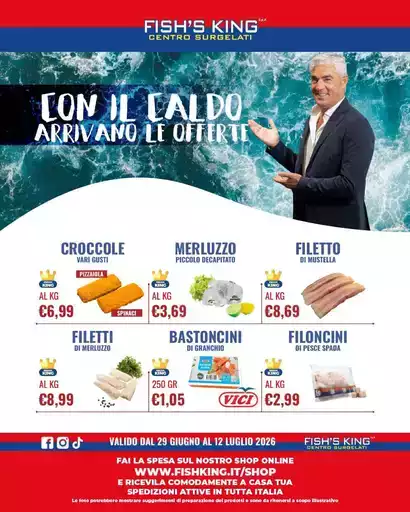 Con il caldo arrivano le offerte
