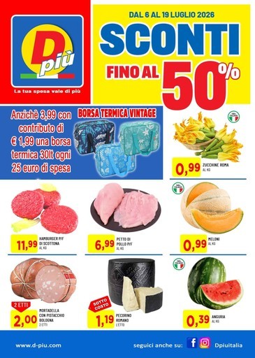 Sconti fino al 50%