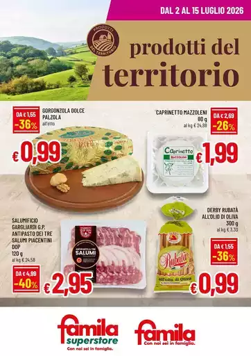PRODOTTI DEL TERRITORIO