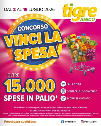 Concorso vinci la spesa