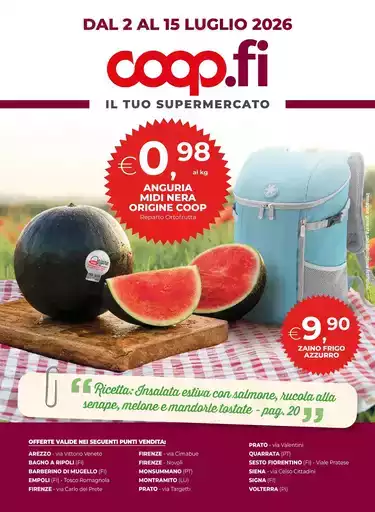 Dal 2 al 15 luglio 2026