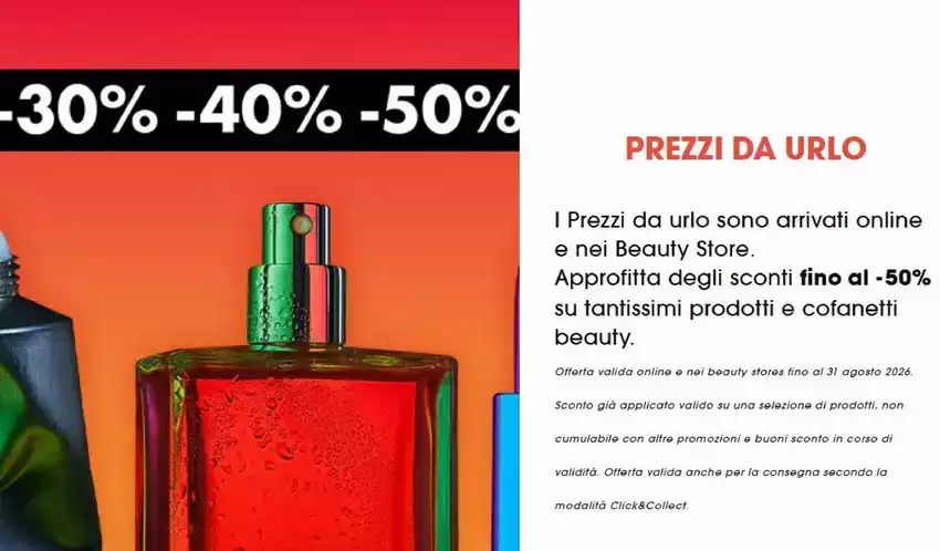 Prezzi da urlo