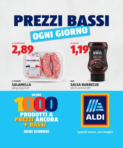 Prezzi bassi ogni giorno Prezzi bassi ogni giorno