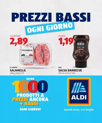 Prezzi bassi ogni giorno