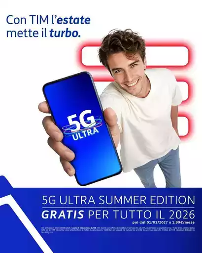 Con TIM l'estate mette il turbo.