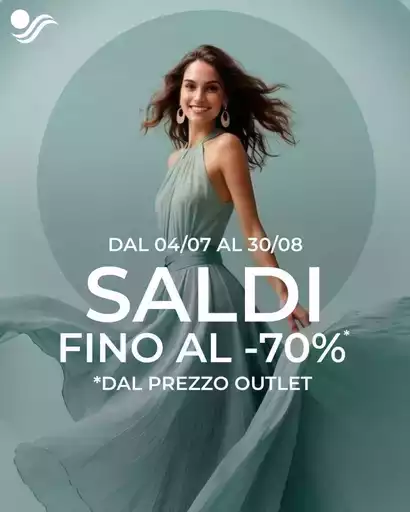 Saldi fino al -70% Saldi fino al -70%