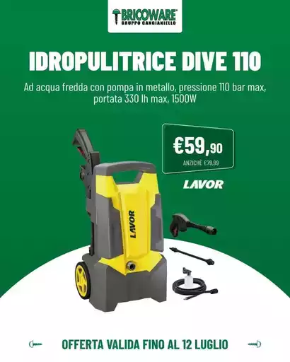 Idropulitrice dive 110 Idropulitrice dive 110