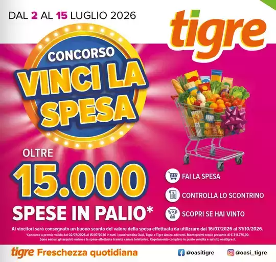 Concorso vinci la spesa