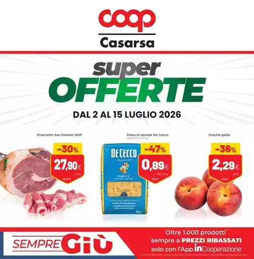 Super offerte Super offerte
