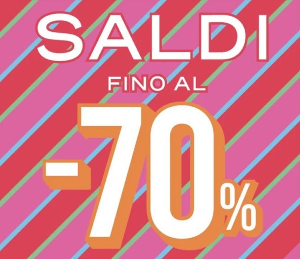 Saldi fino al -70%