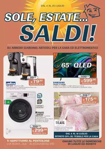 Sole, estate... Saldi! Sole, estate... Saldi!