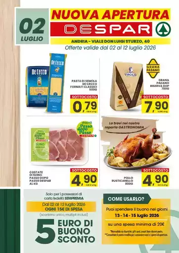 Nuova apertura Nuova apertura