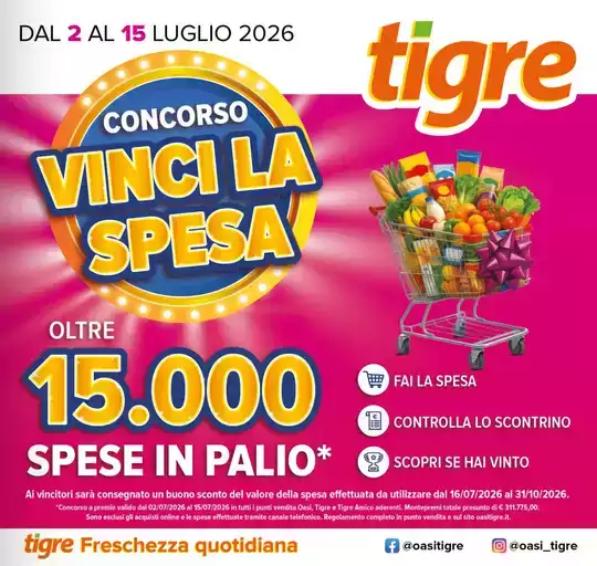 Concorso vinci la spesa