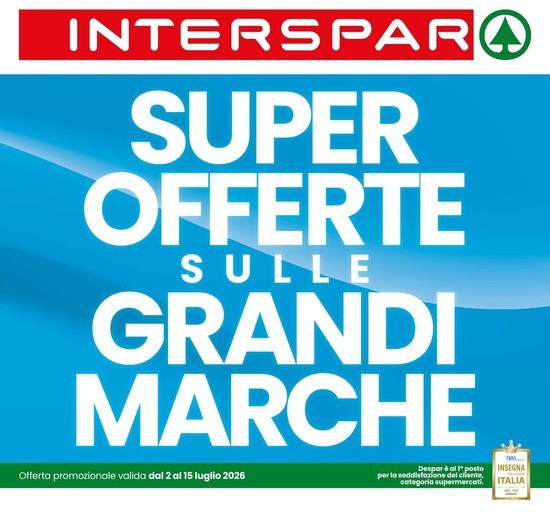 Super offerte sulle grandi marche
