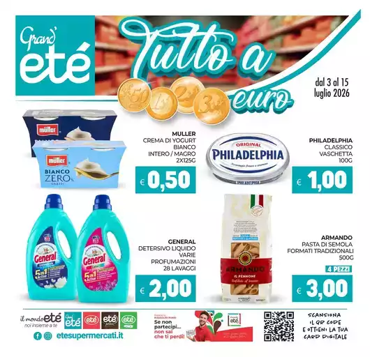 Tutto a 1-2-3 euro Tutto a 1-2-3 euro