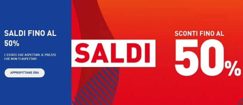 Sconti fino al 50% Sconti fino al 50%
