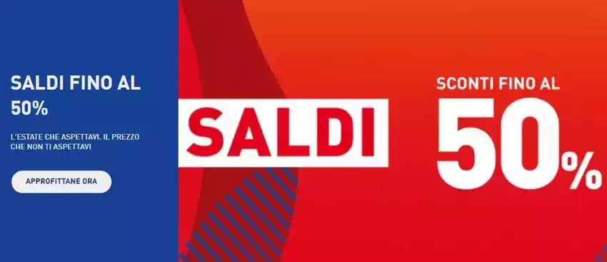 Sconti fino al 50% Sconti fino al 50%