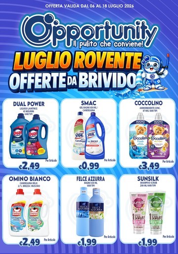 Luglio rovente offerte da brivido Luglio rovente offerte da brivido