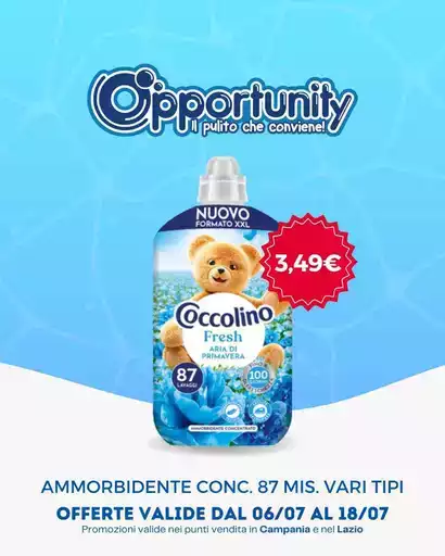 Offerte valide dal 06/07 al 18/07