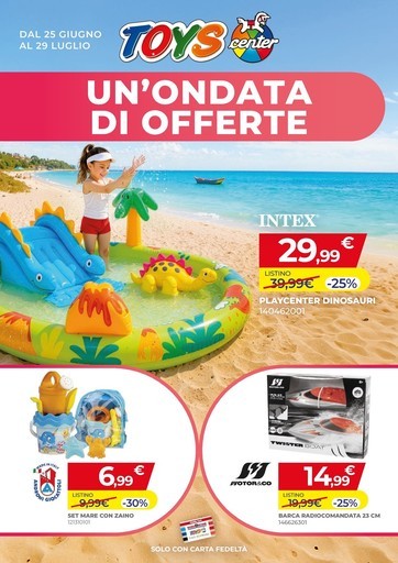 UN’ONDATA DI OFFERTE