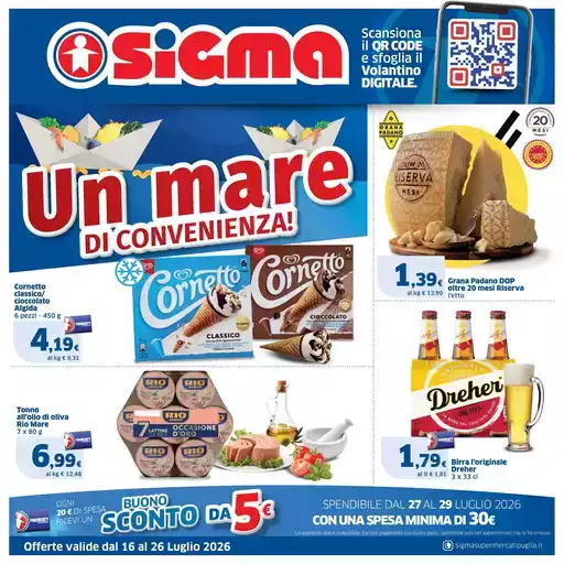 Un mare di convenienza! Un mare di convenienza!