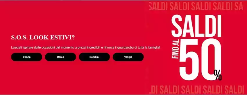 Saldi fino al 50%