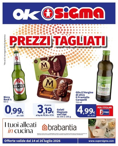 Prezzi Tagliati, Ok Sigma Prezzi Tagliati, Ok Sigma