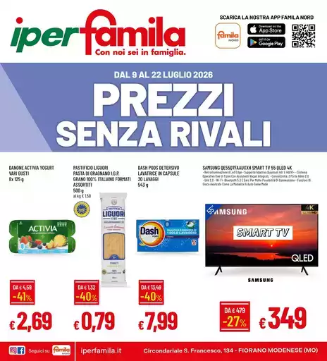 PREZZI SENZA RIVALI PREZZI SENZA RIVALI