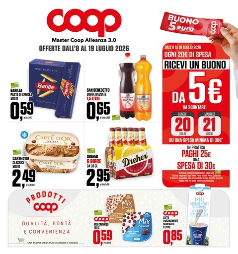 OFFERTE DALL’8 AL 19 LUGLIO 2026