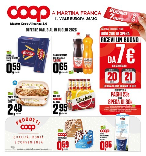 OFFERTE DALL'8 AL 19 LUGLIO 2026
