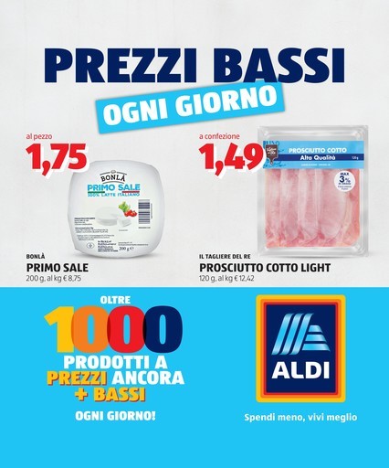 Prezzi bassi ogni giorno Prezzi bassi ogni giorno